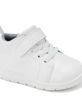 Carter's All-White Toddler Sneaker with Hook-and-Loop Strap